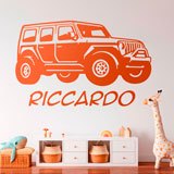 Adesivi per Bambini: Jeep personalizzata 2