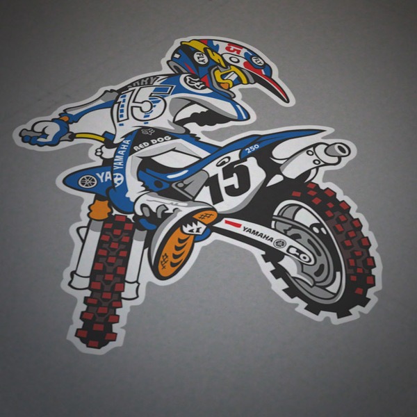 Adesivi per Auto e Moto: Yamaha Motocross