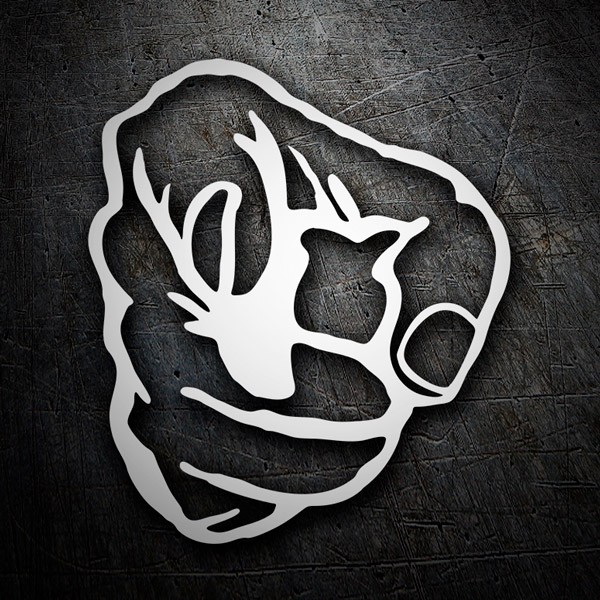 Adesivi per Auto e Moto: Dito Accusatore