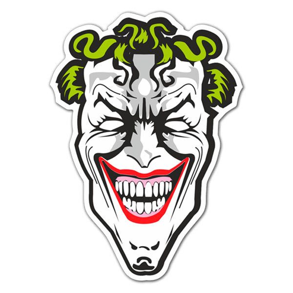 Adesivi per Auto e Moto: Il cattivo Joker