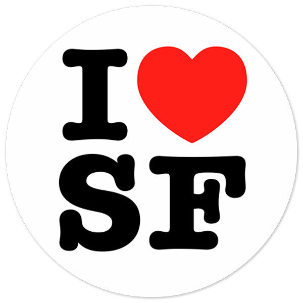 Adesivi per Auto e Moto: I love SF