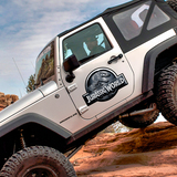 Adesivi per Auto e Moto: Silhouette di Dinosauro Jurassic World 5