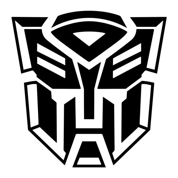 Adesivi per Auto e Moto: Logo Autobot Futurista di Transformers