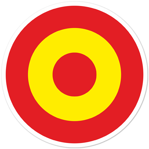 Adesivi per Auto e Moto: Bandiera Ejército del Aire Spagna