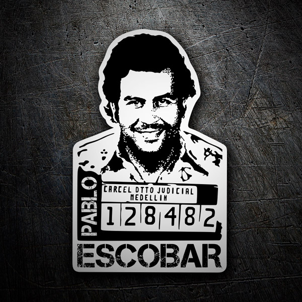 Adesivi per Auto e Moto: Foto Pablo Escobar