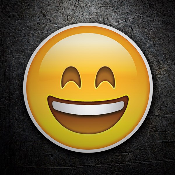 Faccina che ride a bocca aperta 0