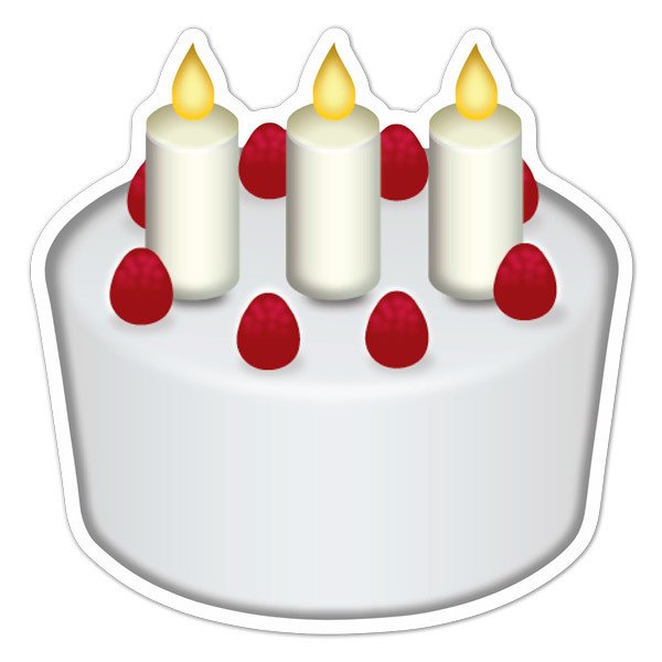 Emoji Torta di compleanno