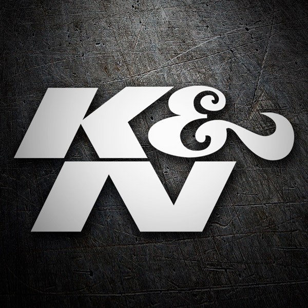 Adesivi per Auto e Moto: K&N Logo