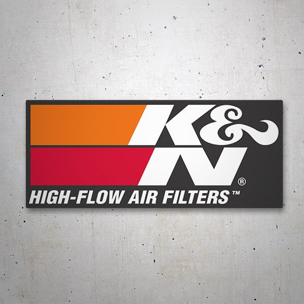 Adesivi per Auto e Moto: K&N High-Flow Air Filters 2