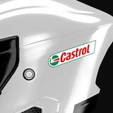 Adesivi per Auto e Moto: Logotipo Castrol in Rosso e Verde 4