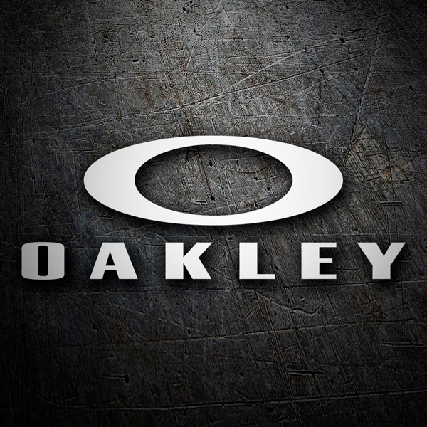 Adesivi per Auto e Moto: Logotipo di Oakley in Ovale