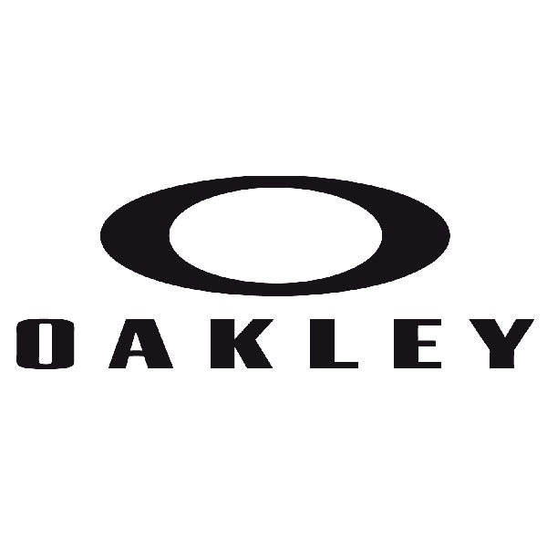 Adesivi per Auto e Moto: Logotipo di Oakley in Ovale