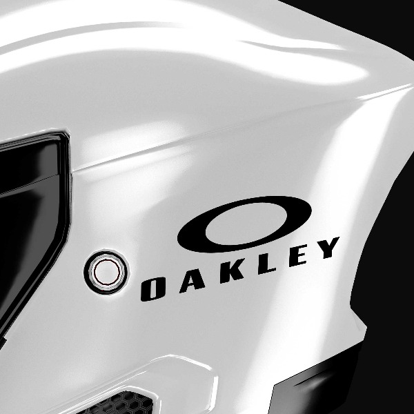 Adesivi per Auto e Moto: Logotipo di Oakley in Ovale