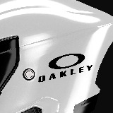Adesivi per Auto e Moto: Logotipo di Oakley in Ovale 2
