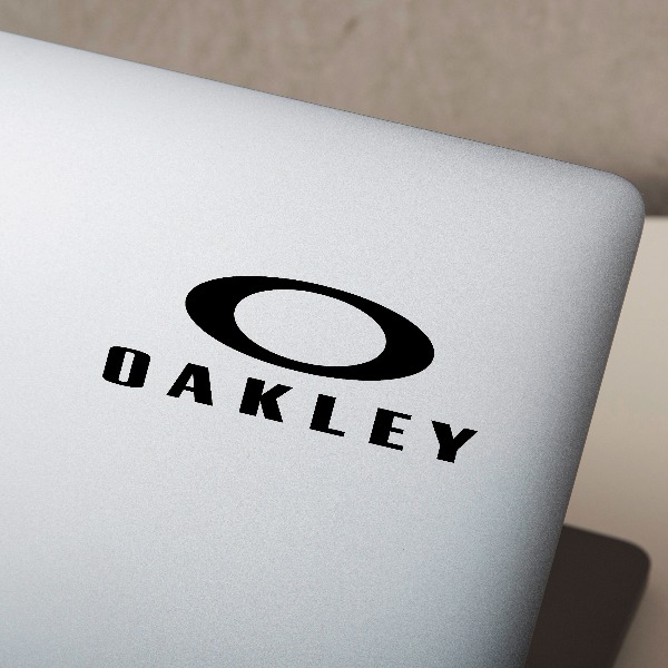 Adesivi per Auto e Moto: Logotipo di Oakley in Ovale