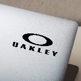 Adesivi per Auto e Moto: Logotipo di Oakley in Ovale 3