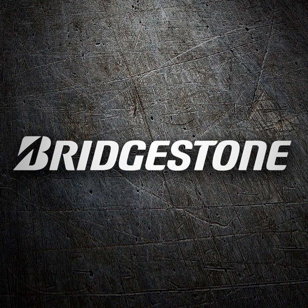 Adesivi per Auto e Moto: Logo Bridgestone in Grassetto