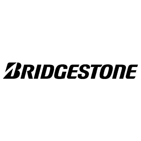Adesivi per Auto e Moto: Logo Bridgestone in Grassetto