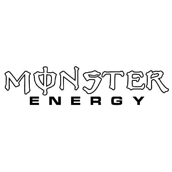 Adesivi per Auto e Moto: Numero 2 Monster Energy