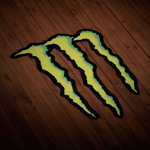 Adesivi per Auto e Moto: Logo Monster Energy con artigli