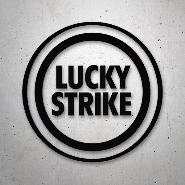 Adesivi per Auto e Moto: Circolare Lucky Strike