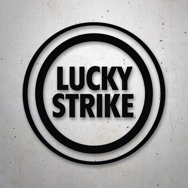 Adesivi per Auto e Moto: Lucky Strike circolare
