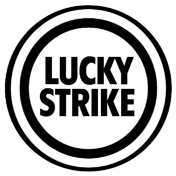 Adesivi per Auto e Moto: Circolare Lucky Strike