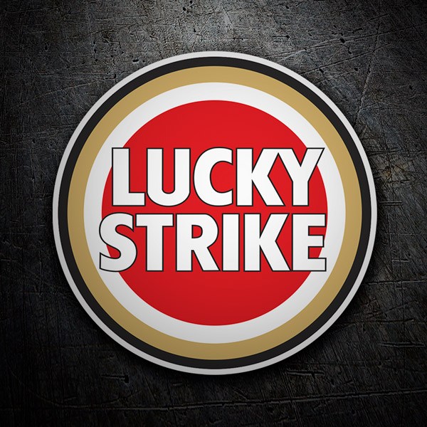 Adesivi per Auto e Moto: Lucky Strike a colori