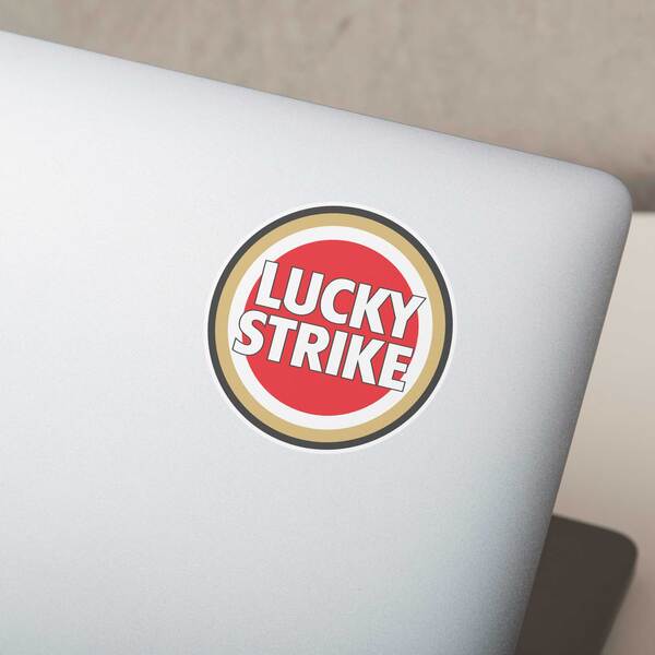 Adesivi per Auto e Moto: Lucky Strike a colori