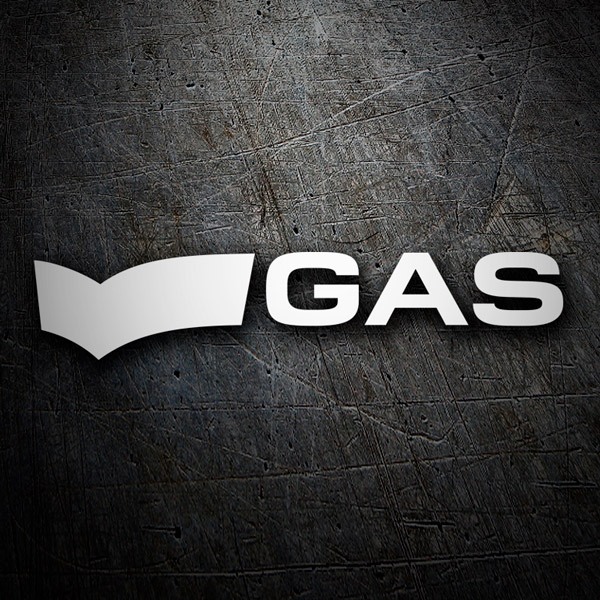 Adesivi per Auto e Moto: Gas Blue Jeans Emblem