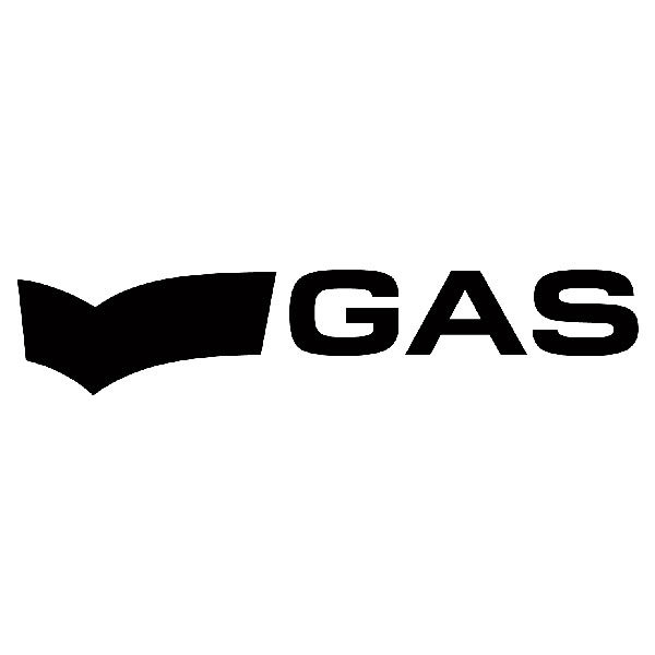 Adesivi per Auto e Moto: Gas Blue Jeans Emblema