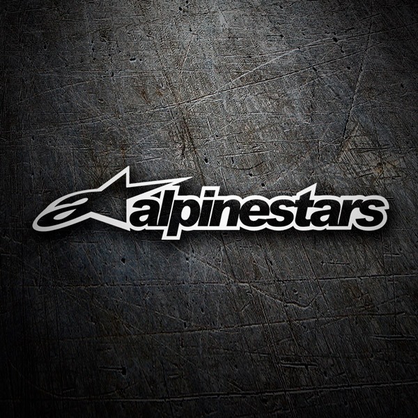 Adesivi per Auto e Moto: Alpinestars con Logo Estilizado
