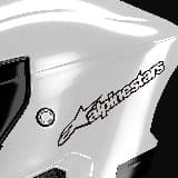 Adesivi per Auto e Moto: Alpinestars con Logo Estilizado 5
