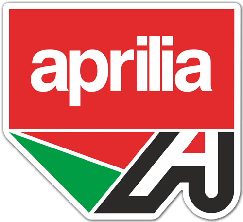 Adesivi per Auto e Moto: Logo Aprilia AJ