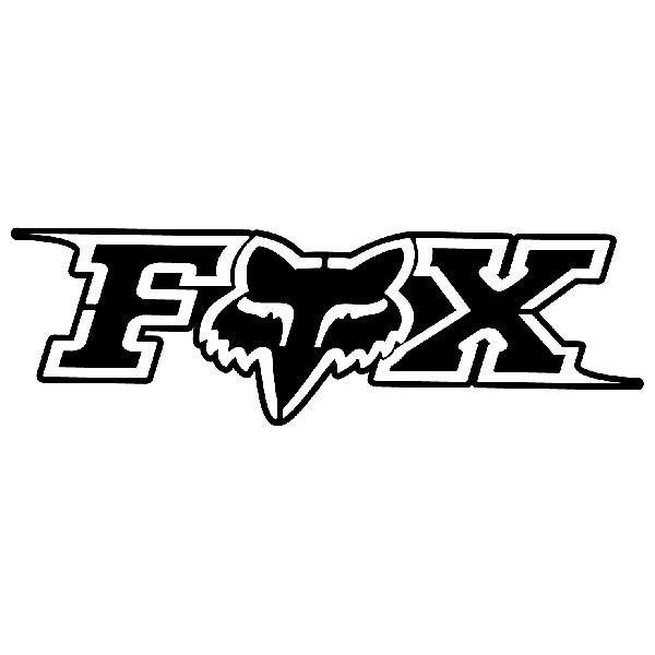 Adesivi per Auto e Moto: Fox logo 2