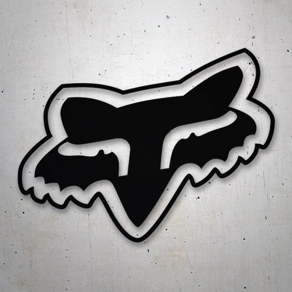 Adesivi per Auto e Moto: Numero 5 Volpe Stilizzato