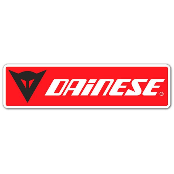 Adesivi per Auto e Moto: Dainese rosso