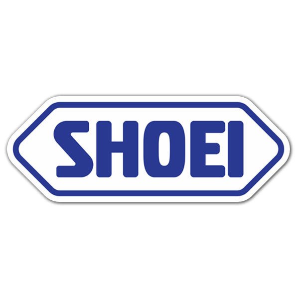 Adesivi per Auto e Moto: Shoei 2 blu