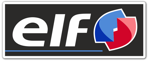 Adesivi per Auto e Moto: Adesivo logo ELF