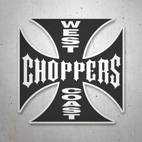 Adesivi per Auto e Moto:  West Choppers Coast 2