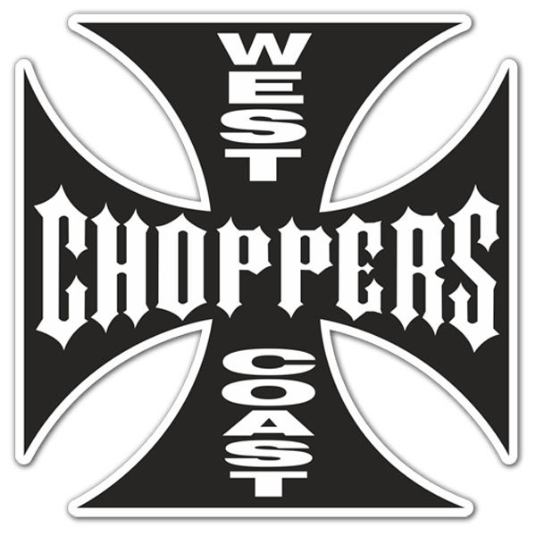 Adesivi per Auto e Moto:  West Choppers Coast 2