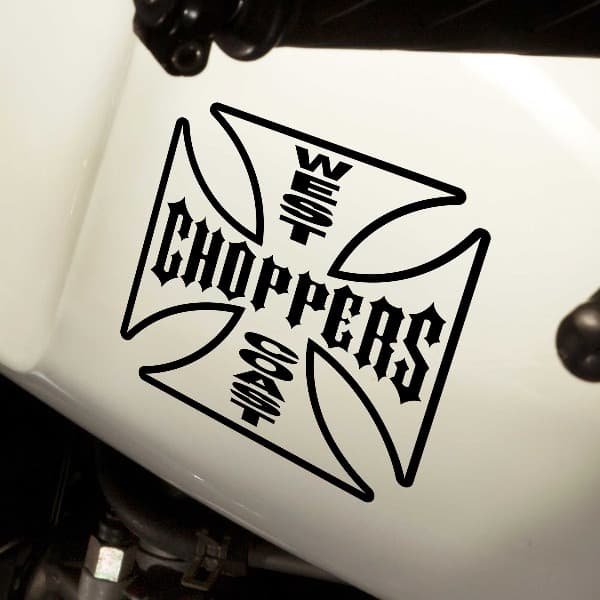 Adesivi per Auto e Moto: West Choppers Coast 3
