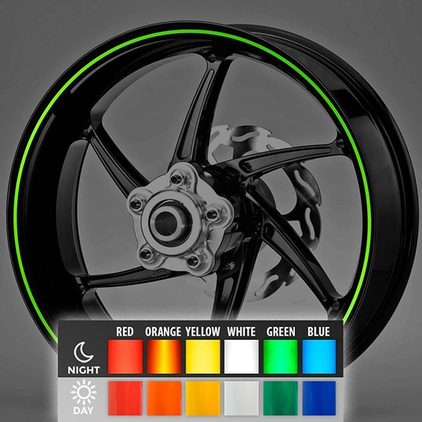 Adesivi per Auto e Moto: Strisce riflettenti sul bordo 4 mm