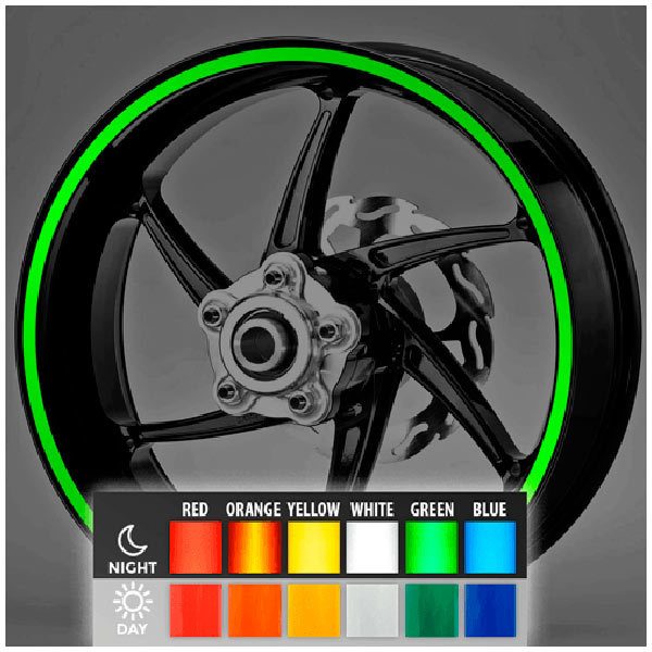 Adesivi per Auto e Moto: Kit adesivi route Strisce riflettenti 10 mm.