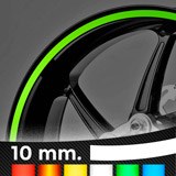 Adesivi per Auto e Moto: Kit adesivi route Strisce riflettenti 10 mm. 3