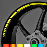 Adesivi per Auto e Moto: Moto GP Style 10 mm. strisce di cerchioni riflette 3