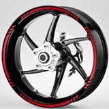 Adesivi per Auto e Moto: Kit MotoGP Style 3 adesivi ruote Strisce