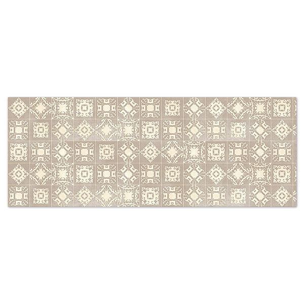 Adesivi Murali: Piastrelle di mosaico di nocciole