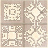 Adesivi Murali: Piastrelle di mosaico di nocciole 3