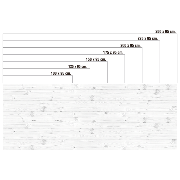 Adesivi Murali: Piattaforma laccata bianca 0